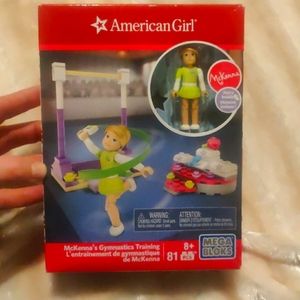 New! American girl McKenna's gymnastic training 81 pieces mega blocks